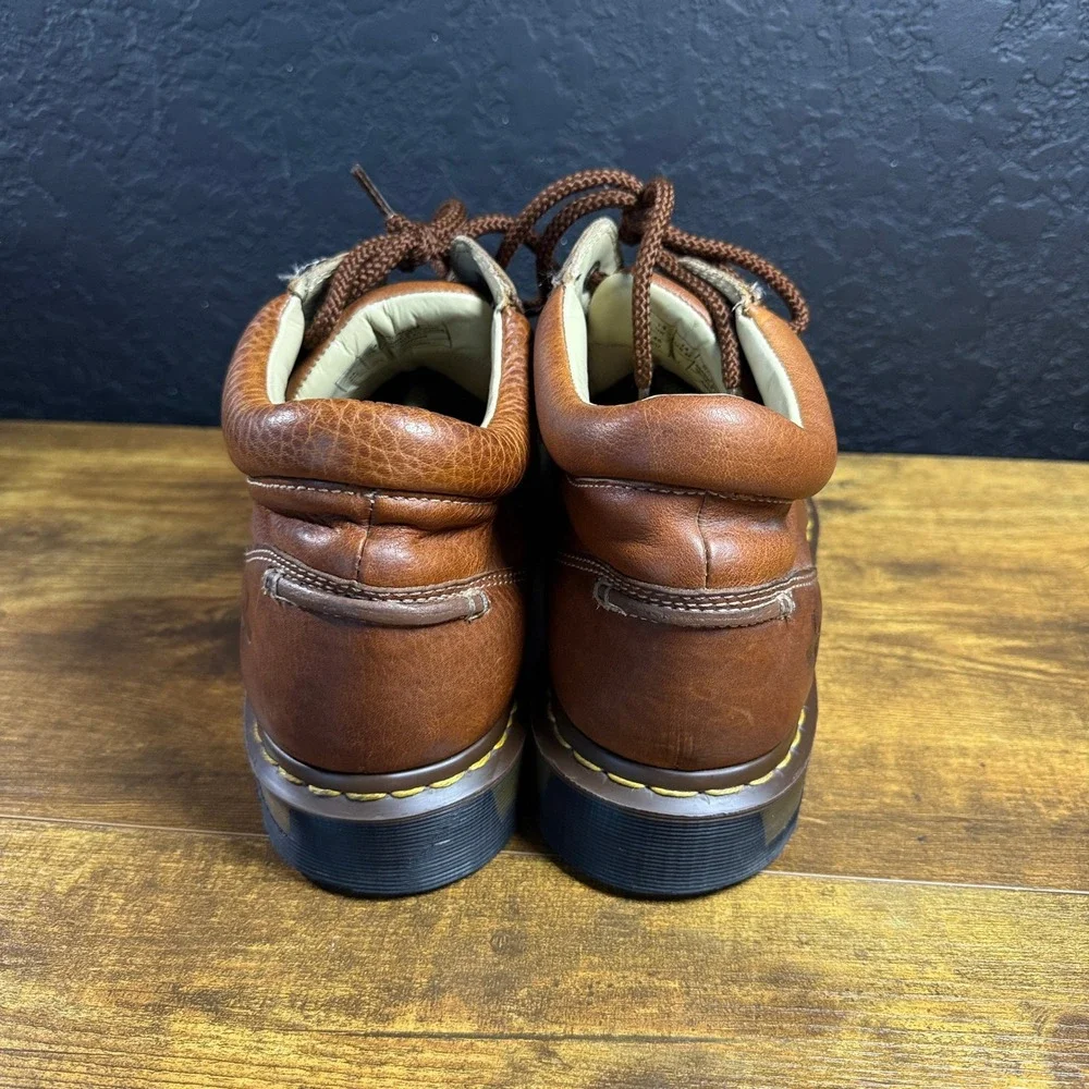 Dr. Martens 11525 Brown Leather Moc Toe Oxford Shoes Mens Size 14